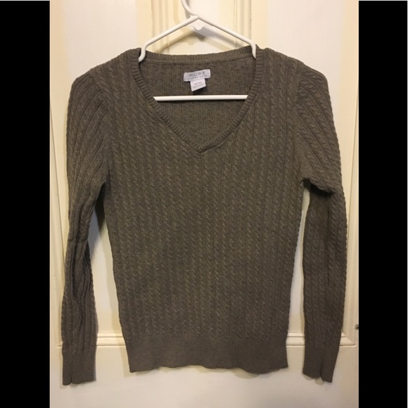 ALFRED SUNG Sweaters - Alfred Sung l Tan/Brown Sweater